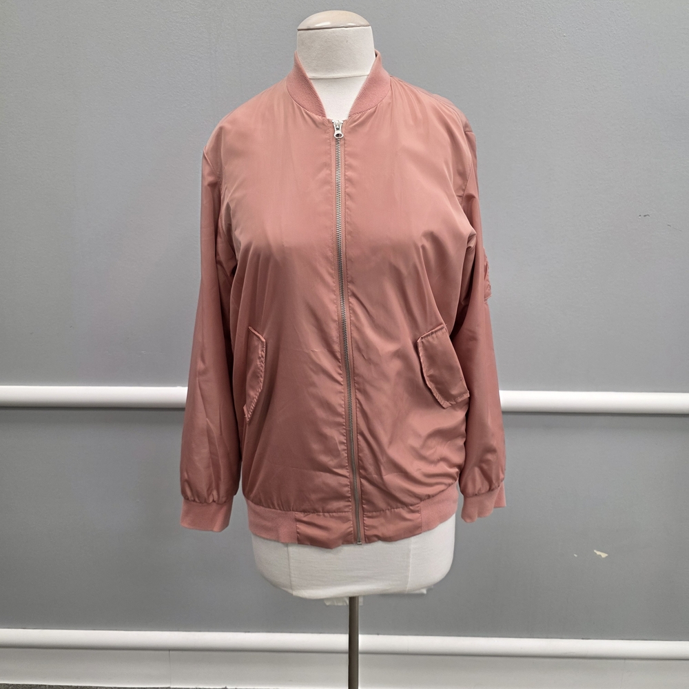 Women's Pink Bomber Jacket